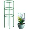 Generic Gabbia di supporto per piante a 3 strati, supporto da giardino da 55 cm, pila per piante, gabbia per pomodori, gabbia per piante, vaso per piante in vaso, verde