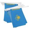 AZ FLAG Ghirlanda 6 Metri 20 Bandiere Kazakistan 21x15cm, Bandiera Kazaka 15 x 21 cm - Festone Bandierine