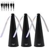 Louseshuer 3Pcs Repellente per Mosche, Ventilatore Repellente per Zanzare, Ventilatore per Scacciare le Mosche per Terrazza, Ristorante, Giardino, Picnic, Tavolo