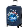 Pinsheng Elastico Custodia Valigia Lavabile 18-32 Pollici Copertura per Bagagli Cover Proteggi Copertura per Valigie Copertura per Bagagli da Viaggio per Bagagli Trolley Custodia (L(25-28 Inch))