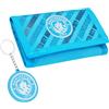 Manchester City Geldbeutel Jungen Set mit Schlüsselanhänger Kinder - Fussball Geschenke für Jungs
