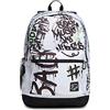 Seven Zaino Scuola Pro XXL, Bianco, The Double, Zaino Doppio Scomparto con Dispositivo Wireless, Tasca Porta PC Portatile/Tablet, Tasca Porta Borraccia, Scuola, Unisex, 100% Tessuto Riciclato