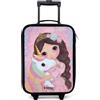NoBoringSuitcases.com NoBoringSuitcases© Valigia Per Bambini Compatto Bagaglio Ultraleggero
