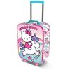 KARACTERMANIA Hello Kitty Unicorn-Valigia Trolley Soft 3D, Rosa, 33 x 52 cm, Capacità 26 L