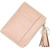 LJCZKA Porta Carte di Credito Sottile Donna, Portafoglio Sottile con Portamonete, Porta Tessere Donna Sottile con Blocco RFID