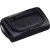 Ethlomoer Beauty case da uomo in pelle - Borsa da toilette impermeabile con separazione asciutta e bagnata, borsa marrone ispessita, organizer da viaggio con scomparti multipli | Borse da toilette da uomo, Nero