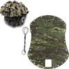 WAUDUOE Copertura For Casco Tattico Leggero, Rete Mimetica Ghillie For Attività Di Squadra, Puntelli Cinematografici, Giochi Tattici(ODCP)