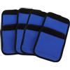 HEANUJJ Set 4 Coperture Protettive per Barra Pull-up in Poliestere Blu Assorbimento Veloce dell'umidità e Design Antiscivolo per Palestra e Casa