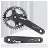 QHYRZE Guarnitura Conica Quadrata for Mountain Bike Set di Pedivelle MTB in Lega di Alluminio 32T/34T/36T/38T Guarnitura 8-11 velocità Singola(Black,34T)