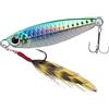Zpengtai Esche Da Pesca 1 pz. Ami Jig in metallo fuso 7/10/15/20 g Shore Casting Jigging Fish Sea Bass Fishing Lure Esca artificiale Attrezzatura(4 with hook,7g)