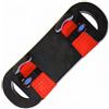 Almencla Trampolino Tavola Snowboard Pratica Outdoor Allenamento Equilibrio Schiuma EVA Piedi E Maniglie Perfetto per Sportivi Allenamento in Casa E All'aperto , Rosso