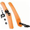 JIASHUNHE Parafango MTB 1 Set parafanghi for Bici Anteriori e Posteriori Regolabili for da Strada tavola for la rimozione del Fango Addensato Accessori for(1SET-Red)