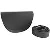 Accarugty Marsupio da golf elegante con forte chiusura magnetica, per palle da telemetro, mezza luna, marsupio in pelle PU per attrezzi da esterno (nero)