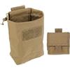 Generic Sacca di Recupero Ripiegabile Strumenti, Custodia Molle Media Cintura per Escursionismo Ciclismo Sport Outdoor Gara(Brown)