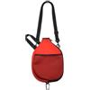 Accarugty Borsa a tracolla per pickleball, materiale subacqueo, con cinghie rimovibili per racchette, palline, asciugamani, accessori, organizer portatile per sport all'aria aperta (arancione)