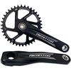 LHHL 170mm Mountain Bici Bicicletta Guarnitura 32/34/36/38T Singolo Ingranaggio MTB Guarnitura Lega di Alluminio Integrate Cave Guarnitura(34T)
