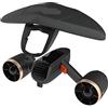 SEVEQIS Scooter subacqueo, Il motorino subacqueo del Mare 4.3Mph Si raddoppia l'attrezzatura di Immersione Subacquea 60mins 40M for la Piscina(White)