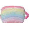 Hixingo Marsupio Uomo Donna Impermeabile, Cintura Borsa Tracolla con Cintura Regolabile Borsa da Vita Leggera con Multi Tasche per Corsa Escursionismo Viaggio Festival (Arcobaleno 5,20x14x5cm)