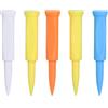 ZUGLQYSX Tee da Golf 5 Pezzi Tipo Corno Materiale plastico Punta a Basso attrito Lato Piatto for Una Presa Facile Accessorio Stabile