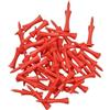 ZUGLQYSX Tee da Golf 50 Pezzi Professionali 59 mm Prodotti for la Pratica Accessori Supporto for Sfera in plastica for Unghie Limite(Red)