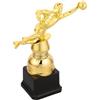 SHINEOFI Premio Calcio Portiere Guanto d'oro in Plastica Design Elegante Premio Motivazionale per Tornei e Feste di Squadra
