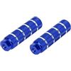 YATINGZHANG Poggiapiedi Bici Pedane Bici in Lega di Alluminio da 2 Pezzi for BMX MTB Bike ASSE Bicicletta Posteriori Nere Rosse Blu(Blue)