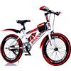 MU Mountain Off-Road Uomini e Donne Adulti Bicicletta a Velocità Variabile 20/22/24/26 Disco Studente Corsa Del Freno Giovani,Rosso,24 pollici