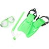 GRIRIW Set Attrezzatura Subacquea Maschera da Sub per Adulti, Boccaglio Anti-perdita, Pinne Leggere in Pvc e Pc, Regolazione Rapida, Adatto per Immersioni e Snorkeling