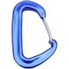 Accarugty Moschettone a D da 8 mm in lega di alluminio 6061, gancio per arrampicata, campeggio, escursionismo, fitness, attività all'aperto (blu zaffiro)