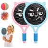 Hojalis Racchette Tennis Bambini, Racchette Tennis Bambino Leggere, Racchette Da Spiaggia con 2 Palline, Racchetta da tennis per bambini, Gioco di Beach Tennis,Gioco Interni Esterni Giardino Spiaggia