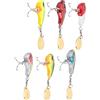 Generic Mini VIB in Metallo da 22 G con Cucchiaio Esca Robusta Esca Affondante per Pesca Alla Trota Ami in Rame 6 Pezzi