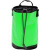 TIKATARER Borsa Portaoggetti per Corda, Tessuto a Rete Rivestito in PVC 500D, Scomparti Interni, Coulisse Regolabile con Ganci da Arrampicata, Ideale per Lavori all'aperto e in Alta Quota (GREEN)