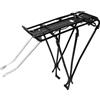 CQAHDSEVF Portapacchi posteriore per bicicletta, Portapacchi posteriore bici Nero 34x14x39 cm
