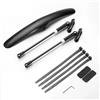 JIASHUNHE Parafango MTB Parafanghi for Bici da Strada Pneumatici Anteriori e Posteriori for Bicicletta Parafango for Universale Regolabile Leggero for Parti for Ciclismo(XQ550 1PC)