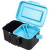 NUOBESTY Porta Esche da Pesca Contenitore Pratico in ABS Leggero e Portatile con Clip da Cintura per Vermi e Lombrichi per Attrezzatura da Pesca in Scena
