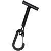 Tufgo Porta cippet per pesca a mosca in alluminio per trote d'acqua dolce - Strumento nero per tenere la lenza taglia M/L (M)