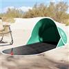 Generic Tenda da Spiaggia Pop-Up Verde Mare Impermeabile 190x80x60 cm, Leggera Pieghevole con Custodia