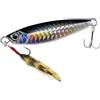 Zpengtai Esche Da Pesca 1 pz. Ami Jig in metallo fuso 7/10/15/20 g Shore Casting Jigging Fish Sea Bass Fishing Lure Esca artificiale Attrezzatura(2 with hook,10g)