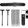 JIASHUNHE Parafango MTB Parafango for Bicicletta da Strada, parafango Anteriore/Posteriore for Bici, Facile installare, Supporto in Lega di Alluminio, Parti Fissaggio for for(510K-Rear)