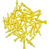 ZUGLQYSX Tee da Golf 50 Pezzi Professionali 59 mm Prodotti for la Pratica Accessori Supporto for Sfera in plastica for Unghie Limite(Yellow)