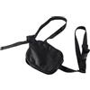 SIXRUN Borsa da Gamba per Coscia, Borsa da Gamba in Pelle PU 19 X 15 X 5 Cm Grande capacità Stabile per le Donne Festival Quotidiano all'aperto Corsa in Campeggio (BLACK)