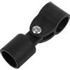 TEHAUX Tappi Scorrevoli Professionali in Nylon Nero per Copertura da Sole da 22mm, Copertura Scorrevole Liscia e Confortevole per Yacht