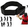 Generic Slider Golf Training Aid, Elastic Fit, Black, Regolabile Swing Correcting Arm Band Lightweight And Easy to Fold, for Men Women Boys Beginners Golfers, Improve Swing Stability