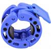 Keenso Morsetto per Bilanciere Collare per Bilanciere in Plastica 50mm 2 Pollici Clip per Barra Pesi Design a Molla di Bloccaggio con Una Mano per Sollevamento Pesi Powerlifting Allenamento in (Blue)
