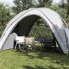 Generic Tenda per Feste Blu Impermeabile 360x360x219 cm in Poliestere con Rivestimento PU, 4 Ingressi con Cerniera, Pareti in Rete Antizanzare, Leggera e Portatile con Custodia