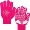 SHINEOFI Guanti da Pattinaggio Tecnologia Quickwicking per Ragazze Artistico e Gomma Antiscivolo, per Sport Invernali e Pratica su Ghiaccio