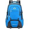 PORRASSO Zaino Escursionismo 60L Grande Zaino Campeggio con Sistema Dorsale Traspirante Zaini da Viaggio Outdoor Resistente All'acqua per Donna Uomo Arrampicata Sport Lago Blu
