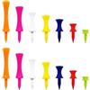 ZUGLQYSX Tee da Golf, Confezione 60, Step Down, in plastica, infrangibile, Professionale, for Il Controllo dell'altezza, for la Pratica(43.0mm (60Pcs))