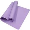 EKalgretrA Tappetino Yoga Tappetino da yoga in EVA spesso 4 mm, coperta antiscivolo for tappetino fitness sportivo for esercizi di ginnastica pilate(Black)