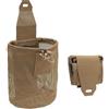 Sylalxeba Coyote - Custodia tattica pieghevole con rete per cintura molle, borsa di recupero leggera per caricabatterie, gilet e zaino